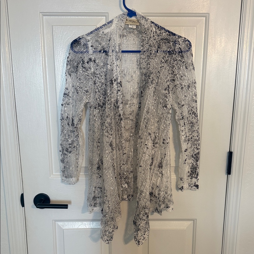 Impulse California Women's  Waterfall Cardigan Size S